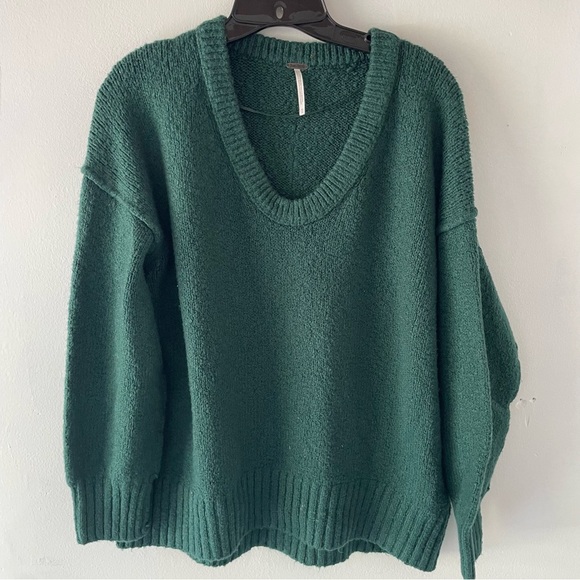 Free People brookside tunic sweater green 27110 - Picture 3 of 9